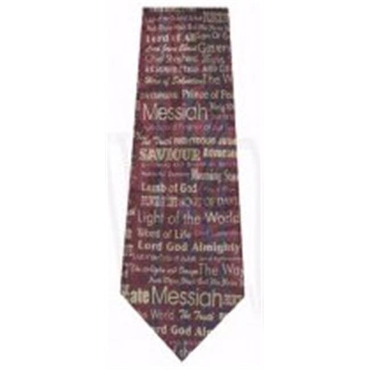Swanson Christian Supply 166487 I Am Polyester Tie&#x26;#44; Burgundy
